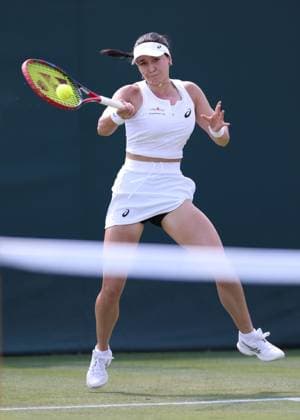 Eva Lys GER , Women Singles, Ladies Singles Tennis Wimbledon 2025 Grand Slam ITF ATP WTA AELTC London Great Britain 30 June 2025 Copyright: xJuergenxHasenkopfx