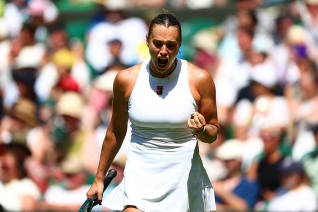 Aryna Sabalenka wins her first round match Wimbledon Tennis Championships, Day 1, The All England Lawn Tennis and Croquet Club, London, UK - 30 Jun 2025London The All England Lawn Tennis and United Kingdom  Copyright: xJamesxMarsh Shutterstockx 15378842cs
