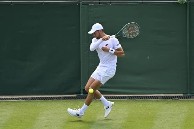 Tennis : Wimbledon -2025 - ITF - Tennis - Wimbledon - ITF - Bonzi - France GB  Copyright: xChryslenexCaillaudx xPznewsx