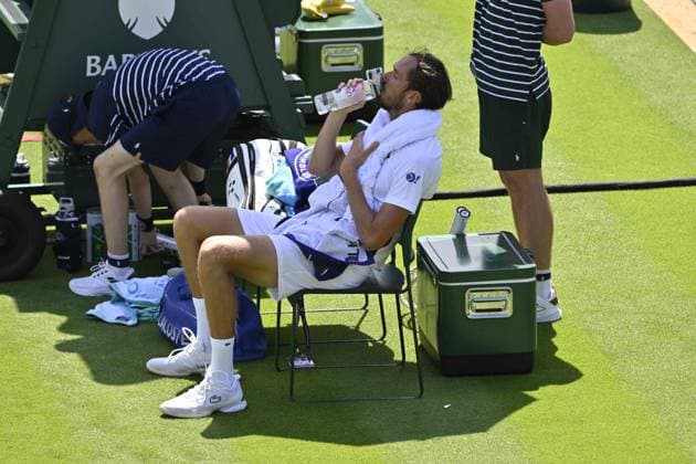 Tennis : Wimbledon -2025 - ITF - Tennis - Wimbledon - ITF - Medvedev - Russie GB  Copyright: xChryslenexCaillaudx xPznewsx