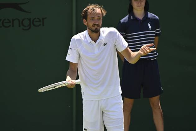 Tennis : Wimbledon -2025 - ITF - Tennis - Wimbledon - ITF - Medvedev - Russie GB  Copyright: xChryslenexCaillaudx xPznewsx