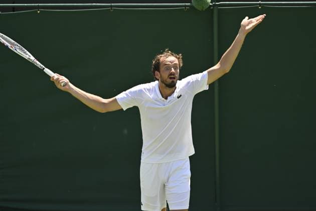 Tennis : Wimbledon -2025 - ITF - Tennis - Wimbledon - ITF - Medvedev - Russie GB  Copyright: xChryslenexCaillaudx xPznewsx