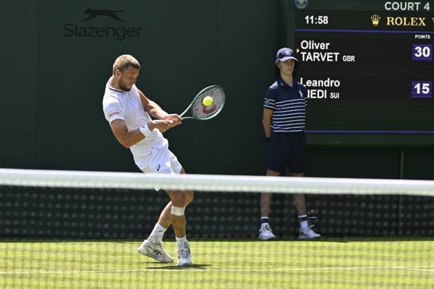 Tennis : Wimbledon -2025 - ITF - Tennis - Wimbledon - ITF - Riedi Leandro -Suisse GB  Copyright: xChryslenexCaillaudx xPznewsx