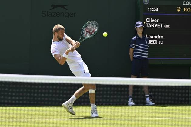 Tennis : Wimbledon -2025 - ITF - Tennis - Wimbledon - ITF - Riedi Leandro -Suisse GB  Copyright: xChryslenexCaillaudx xPznewsx