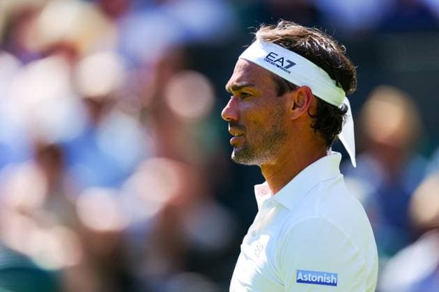 Fabio Fognini during his first round match Wimbledon Tennis Championships, Day 1, The All England Lawn Tennis and Croquet Club, London, UK - 30 Jun 2025London The All England Lawn Tennis and United Kingdom  Copyright: xJavierxGarcia Shutterstockx 15378843es