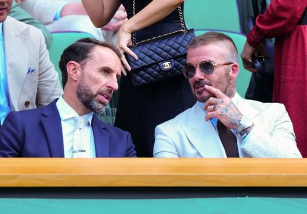 Tennis, Wimbledon, celebrities in the audience