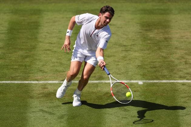Cam Norrie during his first round match Wimbledon Tennis Championships, Day 1, The All England Lawn Tennis and Croquet Club, London, UK - 30 Jun 2025London The All England Lawn Tennis and United Kingdom  Copyright: xEllaxLing Shutterstockx 15378844z