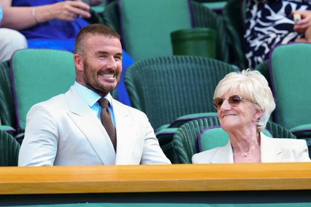 David Beckham and Sandra Beckham watching the action in the Royal Box on Centre Court Wimbledon Tennis Championships, Day 1, The All England Lawn Tennis and Croquet Club, London, UK - 30 Jun 2025London The All England Lawn Tennis and United Kingdom  Copyright: xJavierxGarcia Shutterstockx 15378843ey