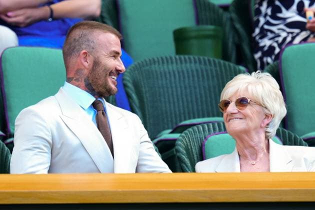 David Beckham and Sandra Beckham watching the action in the Royal Box on Centre Court Wimbledon Tennis Championships, Day 1, The All England Lawn Tennis and Croquet Club, London, UK - 30 Jun 2025London The All England Lawn Tennis and United Kingdom  Copyright: xJavierxGarcia Shutterstockx 15378843ez