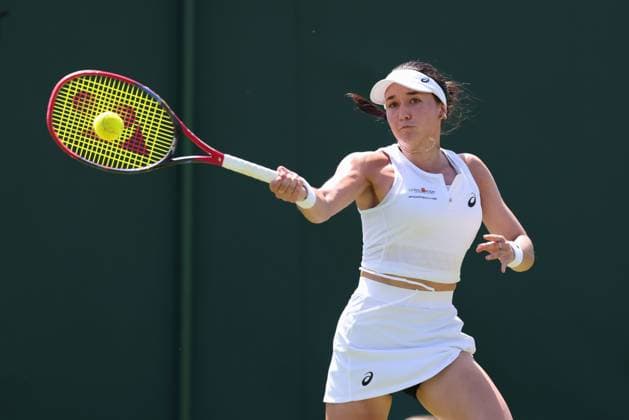 Eva Lys GER , Women Singles, Ladies Singles Tennis Wimbledon 2025 Grand Slam ITF ATP WTA AELTC London Great Britain 30 June 2025 Copyright: xJuergenxHasenkopfx