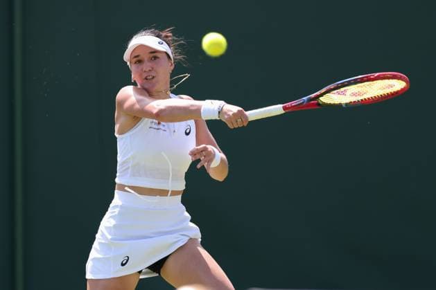 Eva Lys GER , Women Singles, Ladies Singles Tennis Wimbledon 2025 Grand Slam ITF ATP WTA AELTC London Great Britain 30 June 2025 Copyright: xJuergenxHasenkopfx
