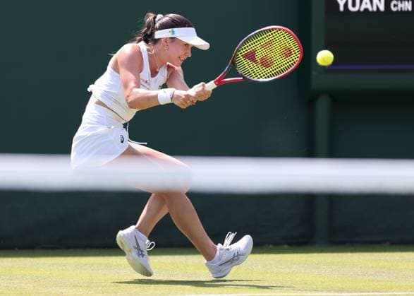 Eva Lys GER , Women Singles, Ladies Singles Tennis Wimbledon 2025 Grand Slam ITF ATP WTA AELTC London Great Britain 30 June 2025 Copyright: xJuergenxHasenkopfx