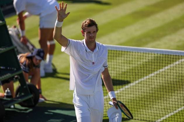 Nicolas Jarry during his first round match Wimbledon Tennis Championships, Day 1, The All England Lawn Tennis and Croquet Club, London, UK - 30 Jun 2025London The All England Lawn Tennis and United Kingdom  Copyright: xEllaxLing Shutterstockx 15378844as