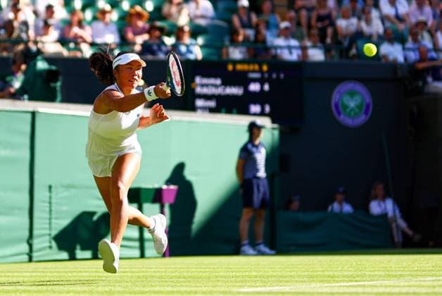 Mimi Xu during her first round match Wimbledon Tennis Championships, Day 1, The All England Lawn Tennis and Croquet Club, London, UK - 30 Jun 2025London The All England Lawn Tennis and United Kingdom  Copyright: xJamesxMarsh Shutterstockx 15378842ev