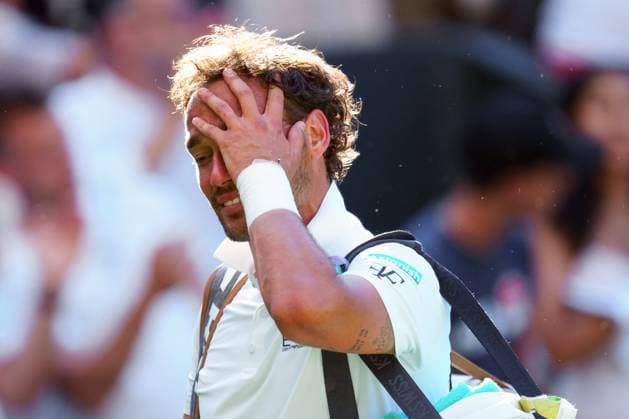 Fabio Fognini after his first round match Wimbledon Tennis Championships, Day 1, The All England Lawn Tennis and Croquet Club, London, UK - 30 Jun 2025London The All England Lawn Tennis and United Kingdom  Copyright: xJavierxGarcia Shutterstockx 15378843kk