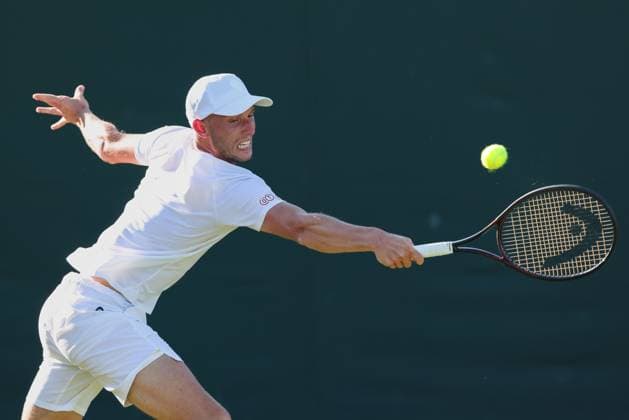 Filip Misolic AUT , Men Singles, Men s Singles Tennis Wimbledon 2025 Grand Slam ITF ATP WTA AELTC London Great Britain 30 June 2025 Copyright: xJuergenxHasenkopfx