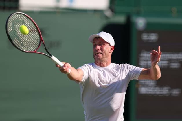 Filip Misolic AUT , Men Singles, Men s Singles Tennis Wimbledon 2025 Grand Slam ITF ATP WTA AELTC London Great Britain 30 June 2025 Copyright: xJuergenxHasenkopfx