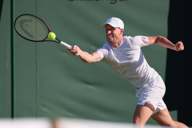 Filip Misolic AUT , Men Singles, Men s Singles Tennis Wimbledon 2025 Grand Slam ITF ATP WTA AELTC London Great Britain 30 June 2025 Copyright: xJuergenxHasenkopfx