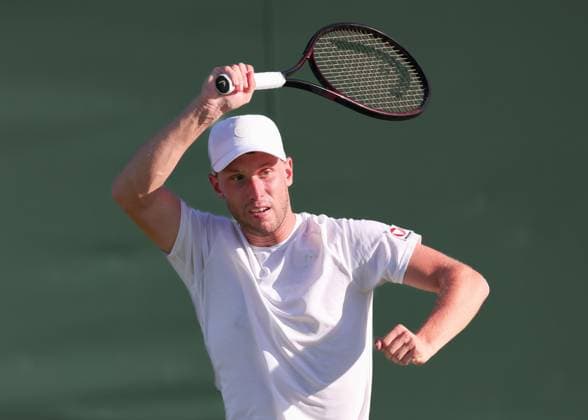 Filip Misolic AUT , Men Singles, Men s Singles Tennis Wimbledon 2025 Grand Slam ITF ATP WTA AELTC London Great Britain 30 June 2025 Copyright: xJuergenxHasenkopfx