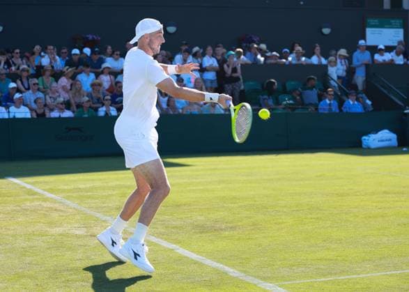 Jan Lennard Struff GER , Men Singles, Men s Singles Tennis Wimbledon 2025 Grand Slam ITF ATP WTA AELTC London Great Britain 30 June 2025 Copyright: xJuergenxHasenkopfx