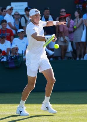 Jan Lennard Struff GER , Men Singles, Men s Singles Tennis Wimbledon 2025 Grand Slam ITF ATP WTA AELTC London Great Britain 30 June 2025 Copyright: xJuergenxHasenkopfx