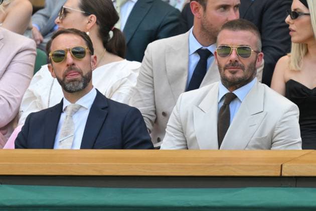 Wimbledon Tennis Championships - Day 1 LONDON, UNITED KINGDOM - JUNE 30: Gareth Southgate and Sir David Beckham attend day one of The Championships Wimbledon 2025 at All England Lawn Tennis and Croquet Club on June 30, 2025 in London, United Kingdom. Ray Tang Anadolu London United Kingdom. Editorial use only. Please get in touch for any other usage.  Copyright: x2025xAnadoluxRayxTangx