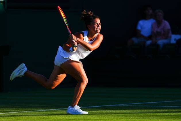 Jasmine Paolini during her first round match Wimbledon Tennis Championships, Day 1, The All England Lawn Tennis and Croquet Club, London, UK - 30 Jun 2025London The All England Lawn Tennis and United Kingdom  Copyright: xJavierxGarcia Shutterstockx 15378843lq