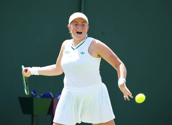 TENNIS - Wimbledon 2025 LONDON,ENGLAND,30.JUN.25 - TENNIS - WTA, Tennis Damen Tour, Wimbledon, Grand Slam. Image shows Jelena Ostapenko (LAT).  GEPAxpictures xAlanxGrieves