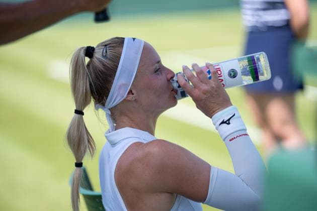 2025-06-30 Wimbledon 2025 LONDON, ENGLAND - JUNE 30: Rebecca Sramkova of Slovakia during Wimbledon 2025 at All England Lawn Tennis & Croquet Club on June 30, 2025 in London, England. London All England Lawn Tennis & Croquet Club England Content not available for redistribution in The Netherlands directly or indirectly through any third parties. Copyright: xMarleenxFouchierx