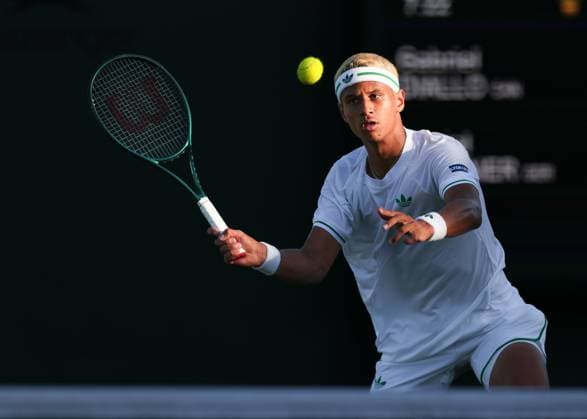 Gabriel Diallo CAN Tennis Wimbledon 2025 Grand Slam ITF ATP WTA AELTC London Great Britain June 30, 2025 Copyright: xJuergenxHasenkopfx