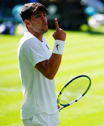 Carlos Alcaraz Wimbledon Tennis Championships, Day 1, The All England Lawn Tennis and Croquet Club, London, UK - 30 Jun 2025London The All England Lawn Tennis and United Kingdom  Copyright: xJavierxGarcia Shutterstockx 15378843mk