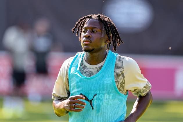 EINDHOVEN, 01-07-2024, PSV Campus De Herdgang, season 2025 2026, Dutch football Eredivisie, First training PSV, PSV player Johan Bakayoko First training PSV  x29971013x Copyright: