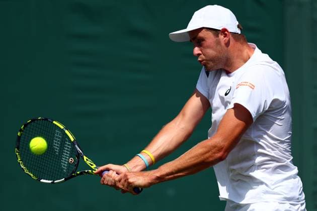 Johannus Monday during his first round match Wimbledon Tennis Championships, Day 2, The All England Lawn Tennis and Croquet Club, London, UK - 01 Jul 2025London The All England Lawn Tennis and United Kingdom  Copyright: xJamesxMarsh Shutterstockx 15380418i