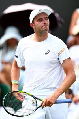 Johannus Monday during his first round match Wimbledon Tennis Championships, Day 2, The All England Lawn Tennis and Croquet Club, London, UK - 01 Jul 2025London The All England Lawn Tennis and United Kingdom  Copyright: xJamesxMarsh Shutterstockx 15380418s