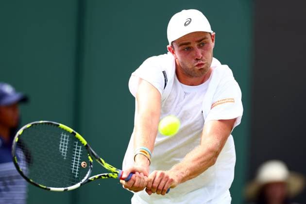 Johannus Monday during his first round match Wimbledon Tennis Championships, Day 2, The All England Lawn Tennis and Croquet Club, London, UK - 01 Jul 2025London The All England Lawn Tennis and United Kingdom  Copyright: xJamesxMarsh Shutterstockx 15380418t