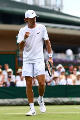 Alex de Minaur during his first round match Wimbledon Tennis Championships, Day 2, The All England Lawn Tennis and Croquet Club, London, UK - 01 Jul 2025London The All England Lawn Tennis and United Kingdom  Copyright: xJamesxMarsh Shutterstockx 15380418af