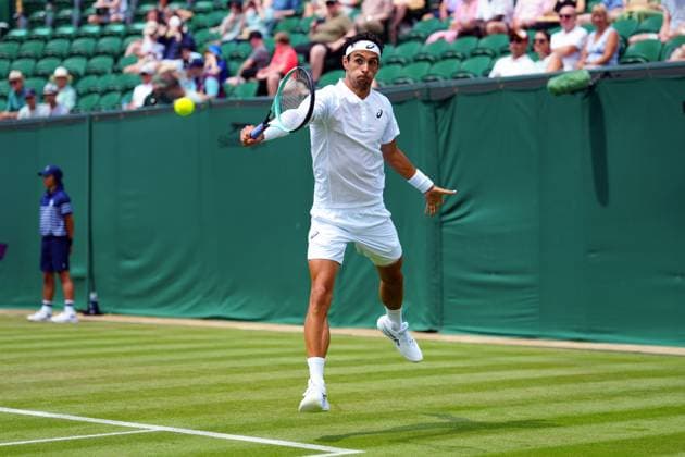 Lorenzo Musetti during his first round match Wimbledon Tennis Championships, Day 2, The All England Lawn Tennis and Croquet Club, London, UK - 01 Jul 2025London The All England Lawn Tennis and United Kingdom  Copyright: xJavierxGarcia Shutterstockx 15380417z