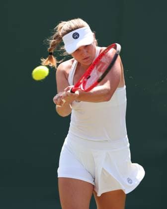 Veronika Erjavec SLO Tennis Wimbledon 2025 Grand Slam ITF ATP WTA AELTC London Great Britain 1 July 2025 Copyright: xJuergenxHasenkopfx
