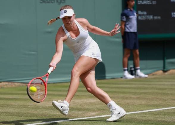 Veronika Erjavec SLO Tennis Wimbledon 2025 Grand Slam ITF ATP WTA AELTC London Great Britain 1 July 2025 Copyright: xJuergenxHasenkopfx