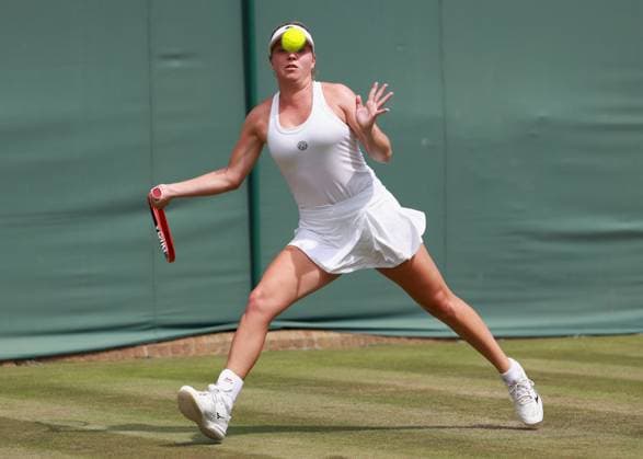 Veronika Erjavec SLO Tennis Wimbledon 2025 Grand Slam ITF ATP WTA AELTC London Great Britain 1 July 2025 Copyright: xJuergenxHasenkopfx