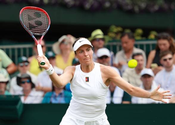 Tatjana Maria GER Tennis Wimbledon 2025 Grand Slam ITF ATP WTA AELTC London Great Britain 1 July 2025 Copyright: xJuergenxHasenkopfx