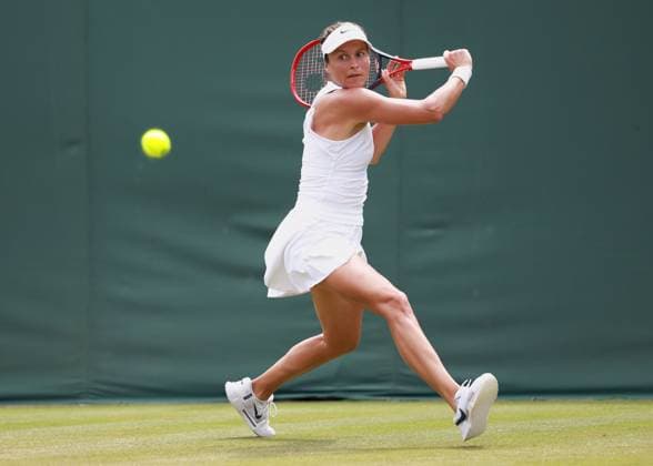 Tatjana Maria GER Tennis Wimbledon 2025 Grand Slam ITF ATP WTA AELTC London Great Britain July 1, 2025 Copyright: xJuergenxHasenkopfx