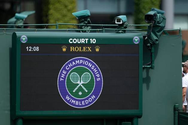 Tennis, Wimbledon, Cameras take over the linesmans job for the first time, archive pictures