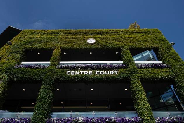 Day Two: The Championships - Wimbledon 2025 LONDON, ENGLAND - JULY 1: A general view of the outside of centre court during play on day two of The Championships Wimbledon 2025 at All England Lawn Tennis and Croquet Club on July 1, 2025 in London, England. London All England Lawn Tennis and Croq England United Kingdom Copyright: xVisionhausx 776301250