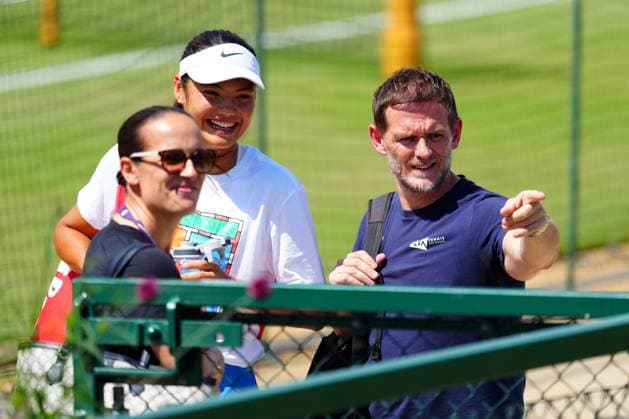 Emma Raducanu on the practice courts Wimbledon Tennis Championships, Day 2, The All England Lawn Tennis and Croquet Club, London, UK - 01 Jul 2025London The All England Lawn Tennis and United Kingdom  Copyright: xJavierxGarcia Shutterstockx 15380417cf