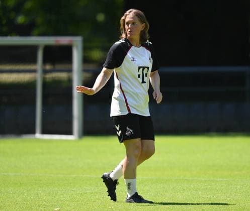 01 07 2025, xophax, Womens Soccer Bundesliga, 1 FC Koeln Season 2025 2026 Training start of FC Women Coach Britta Carlson Koeln
