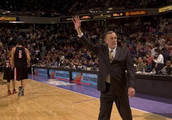 Mar 22, 2005; Sacramento, CA, USA; Sacramento Kings Rick Adelman wins his 700th game beating the Portland Trailblazers at Arco Arena in Sacramento. Sacramento California U.S. Copyright: xPaulxKitagakixJr.x