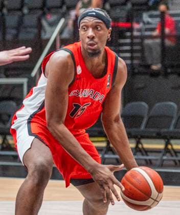 July 1, 2025, Lausanne, Vaud, Switzerland: Lausanne Switzerland, 07 01 2025: JALON PITT of Canada 15 is in action during group phase of FIBA U19 Basketball World Cup 2025 and took place at Lausanne Arena in Lausanne. Germany won 104-88. Lausanne Switzerland - ZUMAd206 20250701_zip_d206_010 Copyright: xEricxDubostx
