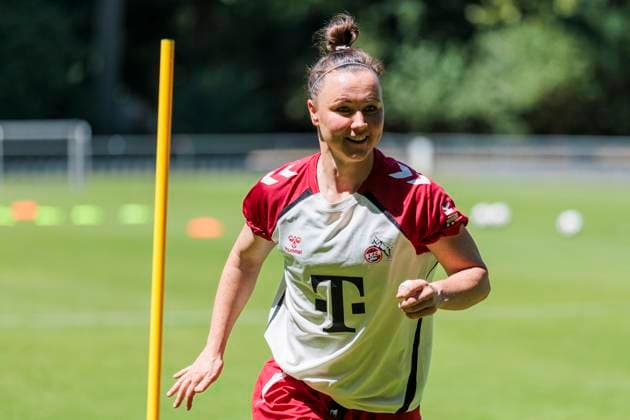 Training kick-off, 1 FC Köln women 01 07 2025 Marina Hegering 1 FC Köln, 33 at the training kick-off of the 1 FC Köln women on 01 07 2025 at the Geißbockheim in Cologne Copyright: xBEAUTIFULxSPORTS Meuselx