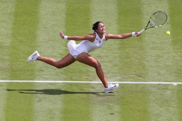 Alexandra Eala PHI , Ladies Singles, Ladies Singles Tennis Wimbledon 2025 Grand Slam ITF ATP WTA AELTC London Great Britain 1 July 2025 Copyright: xJuergenxHasenkopfx